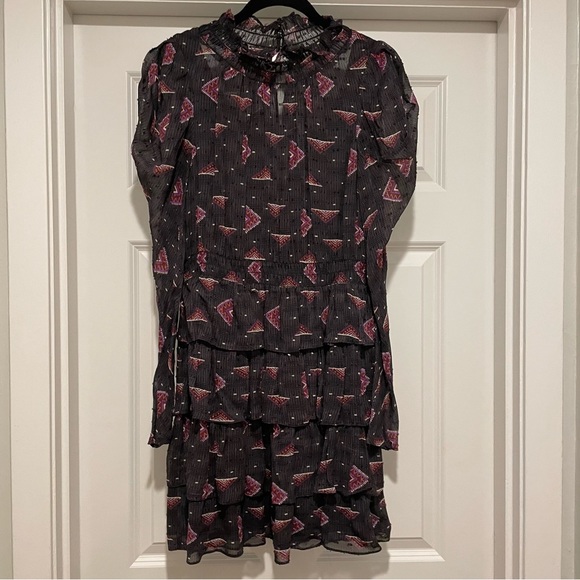 BA&SH “Catia” Tiered Dress - Large - Picture 2 of 9